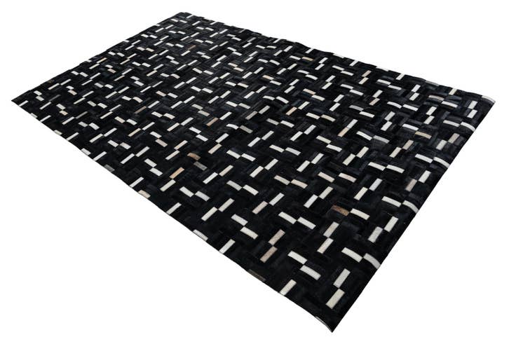 Detail image of 5' x 8' 1 Cowhide Leather Rug
