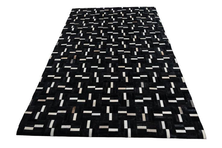 Detail image of 5' x 8' 1 Cowhide Leather Rug