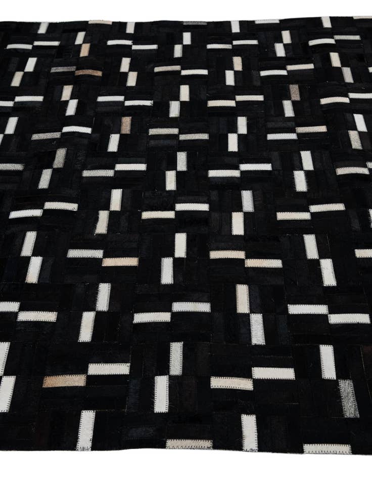 Detail image of 5' x 8' 1 Cowhide Leather Rug