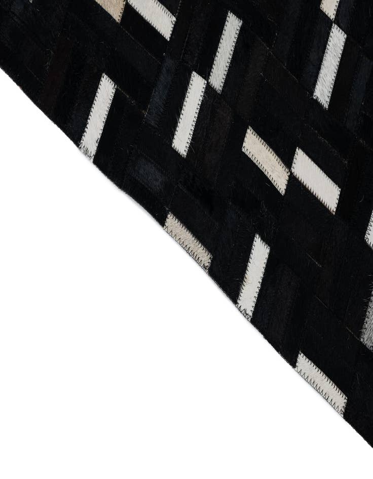 Detail image of 5' x 8' 1 Cowhide Leather Rug