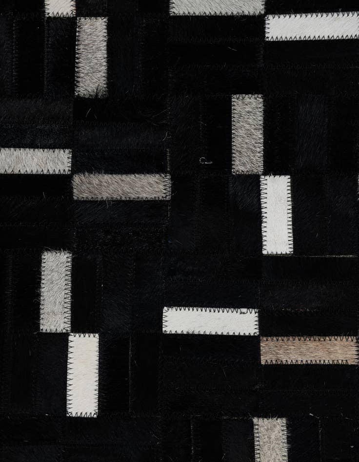 Detail image of 5' x 8' 1 Cowhide Leather Rug