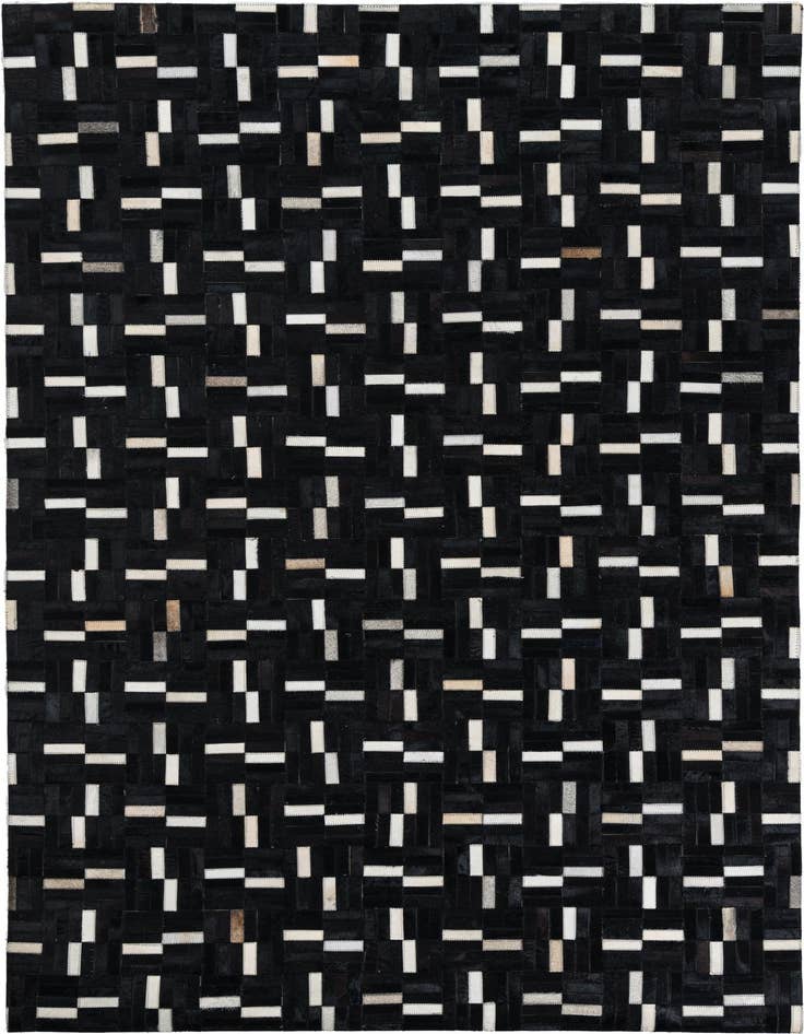 Detail image of 5' x 8' 1 Cowhide Leather Rug