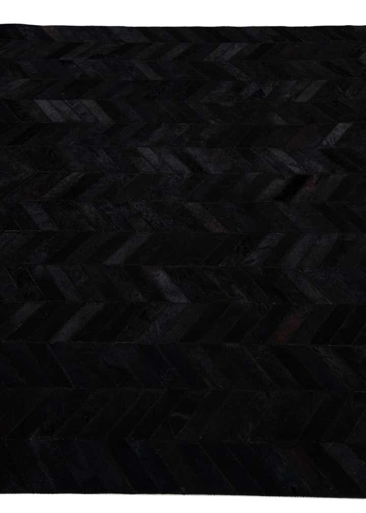 5' 1 x 8' Cowhide Leather Rug