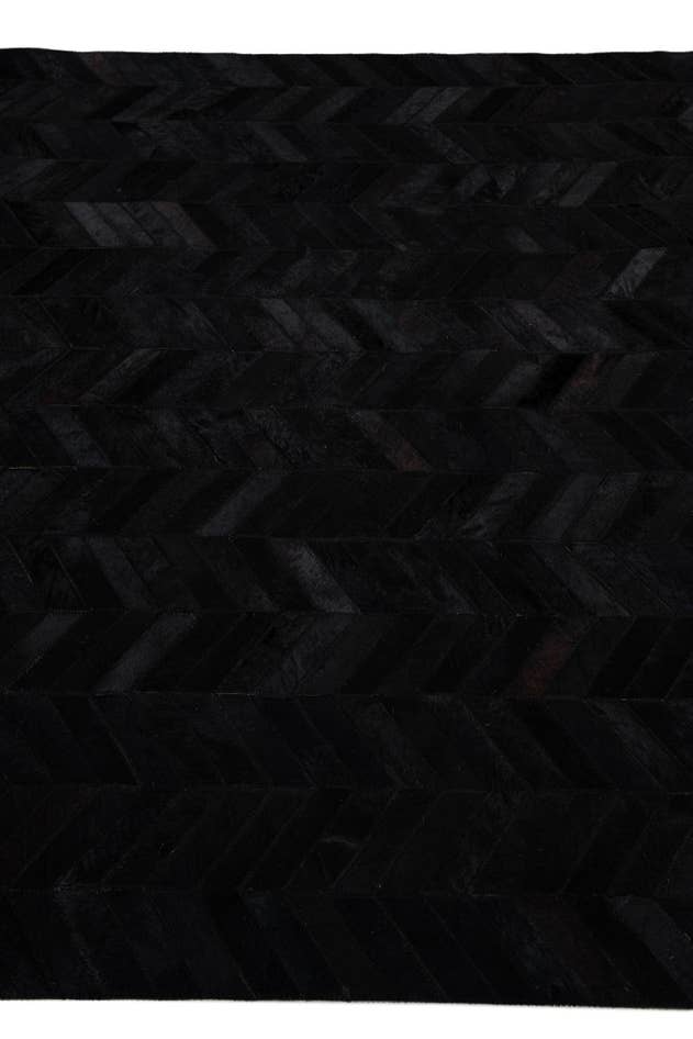 Detail image of 5' 1 x 8' Cowhide Leather Rug