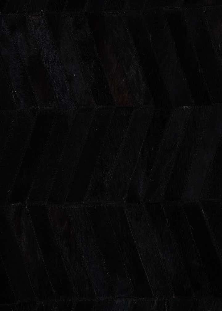 5' 1 x 8' Cowhide Leather Rug