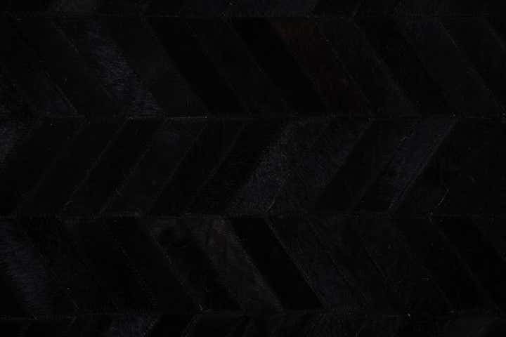 5' 1 x 8' Cowhide Leather Rug