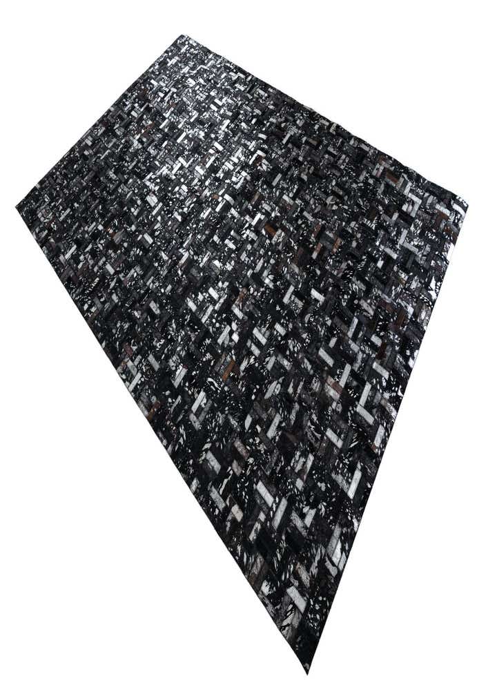 5' x 8' Cowhide Leather Rug