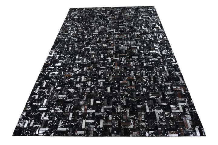 5' x 8' Cowhide Leather Rug