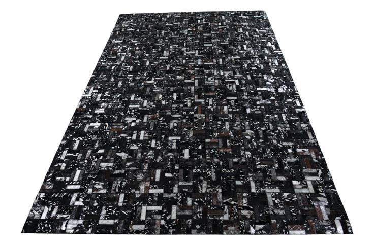 Detail image of 5' x 8' Cowhide Leather Rug