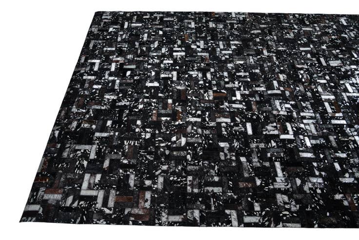 Detail image of 5' x 8' Cowhide Leather Rug