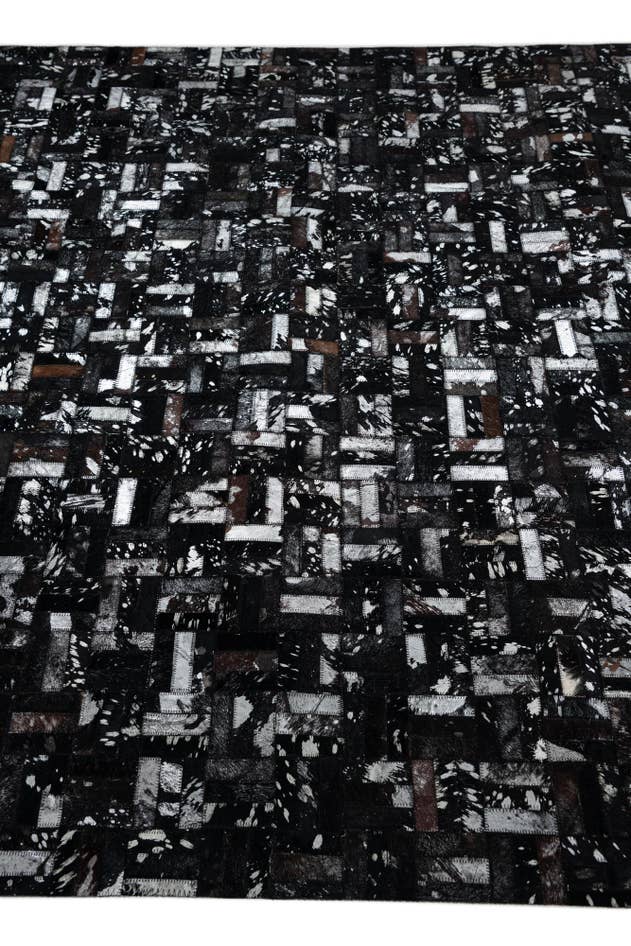 Detail image of 5' x 8' Cowhide Leather Rug