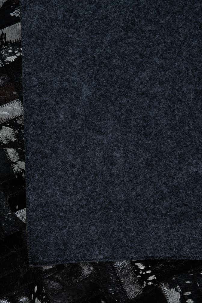 5' x 8' Cowhide Leather Rug