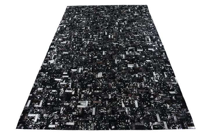 5' 1 x 8' Cowhide Leather Rug