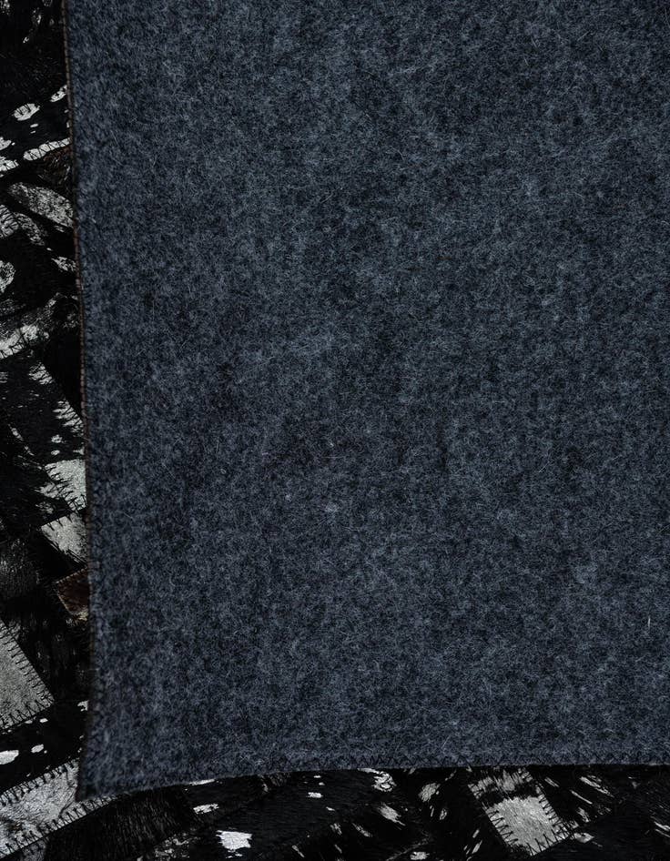 Detail image of 5' 1 x 8' Cowhide Leather Rug