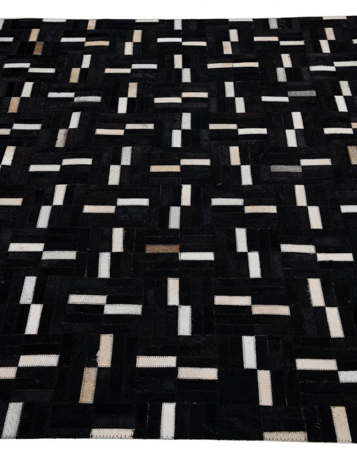 Detail image of 5' x 8' Cowhide Leather Rug