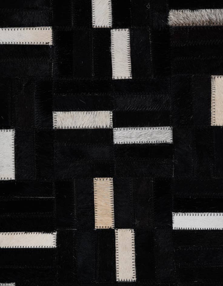Detail image of 5' x 8' Cowhide Leather Rug