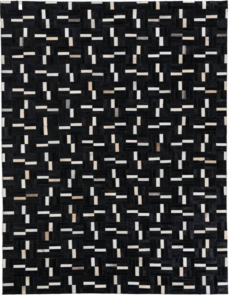Detail image of 5' x 8' Cowhide Leather Rug