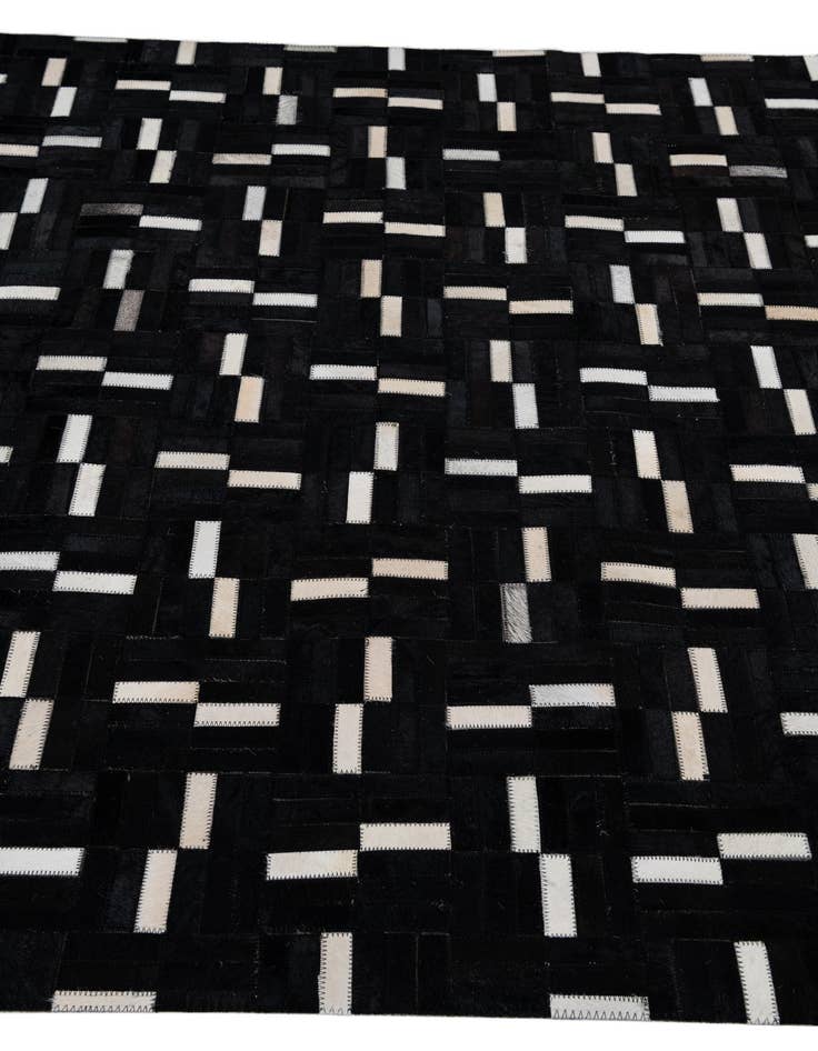 Detail image of 5' x 8' 2 Cowhide Leather Rug