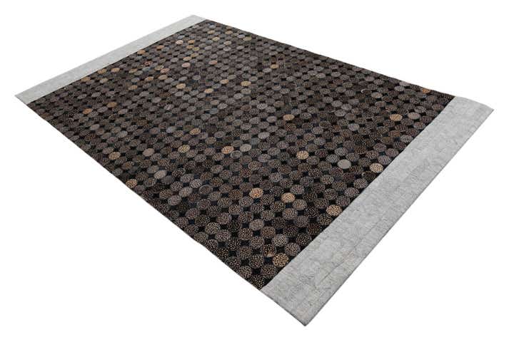 150cm x 245cm Cowhide Leather Teppich