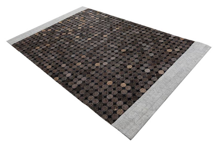 Detailansicht von 150cm x 245cm Cowhide Leather Teppich