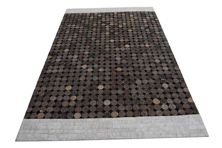 150cm x 245cm Cowhide Leather Teppich
