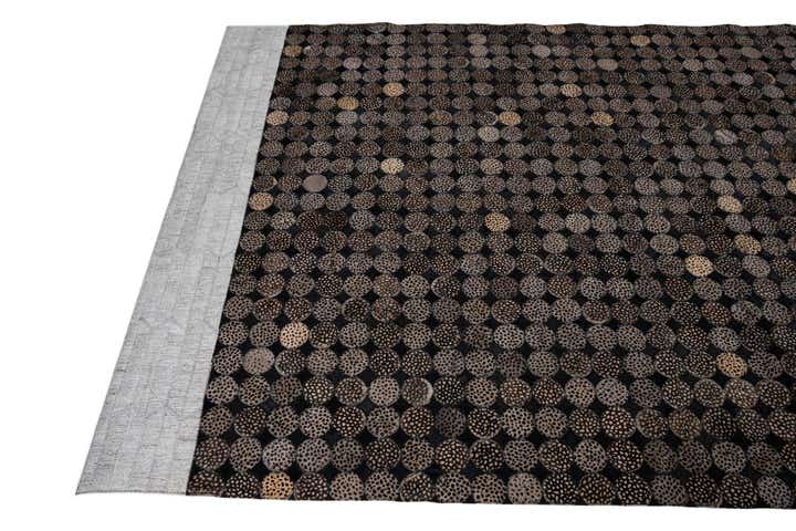 150cm x 245cm Cowhide Leather Teppich