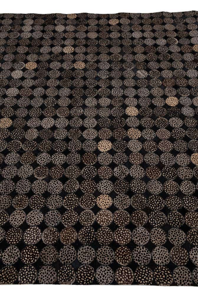 150cm x 245cm Cowhide Leather Teppich
