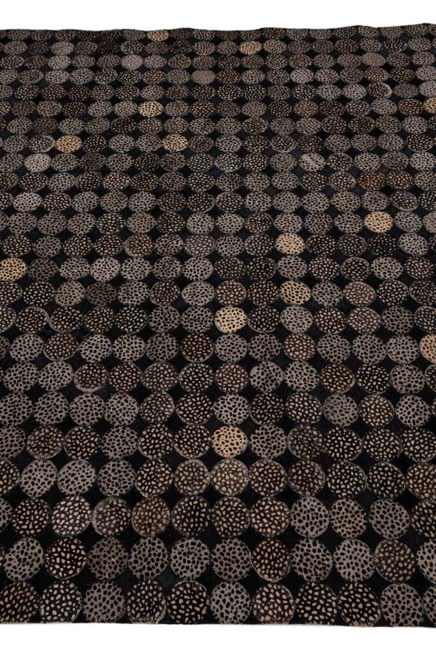Detailansicht von 150cm x 245cm Cowhide Leather Teppich