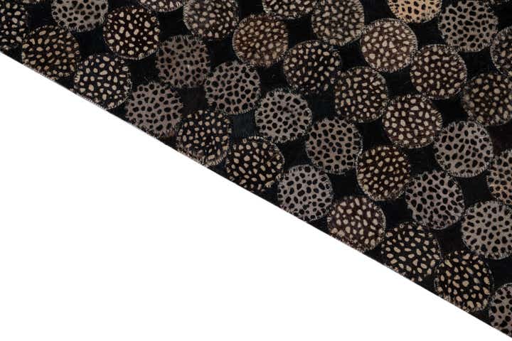 150cm x 245cm Cowhide Leather Teppich