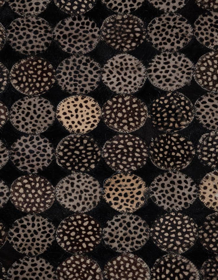 Detail image of 5' x 8' Cowhide Leather Rug