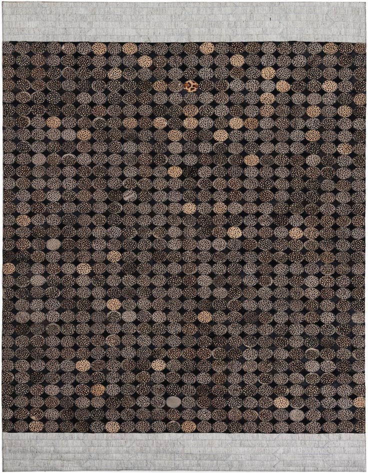 Detail image of 5' x 8' Cowhide Leather Rug
