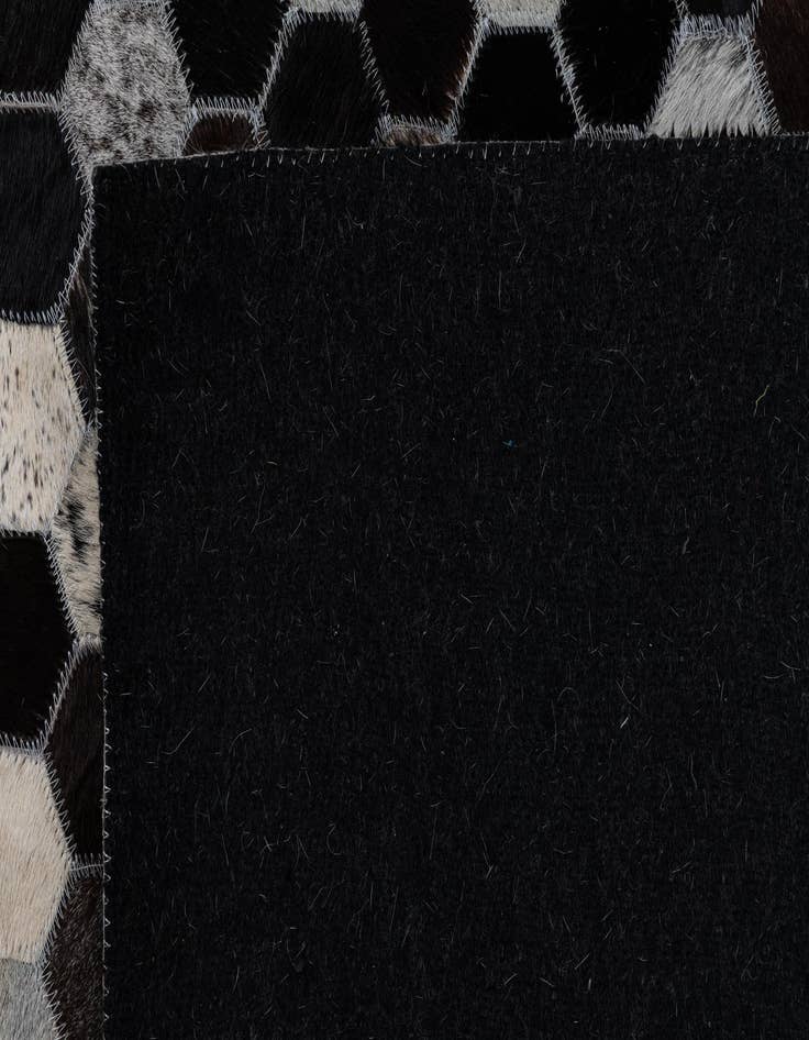Detail image of 8' 1 x 10' 1 Cowhide Leather Rug