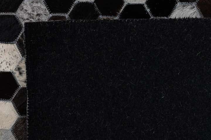 8' 1 x 10' 1 Cowhide Leather Rug