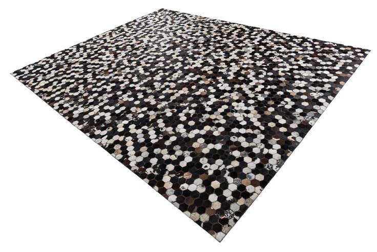 Detail image of 8' x 10' Cowhide Leather Rug