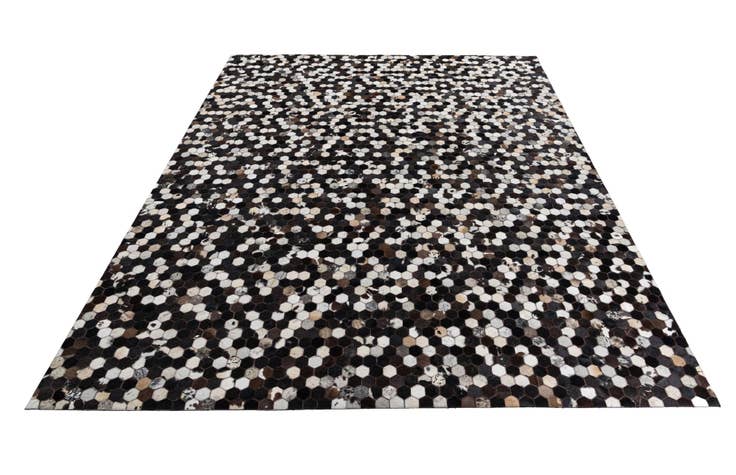 Detail image of 8' x 10' Cowhide Leather Rug