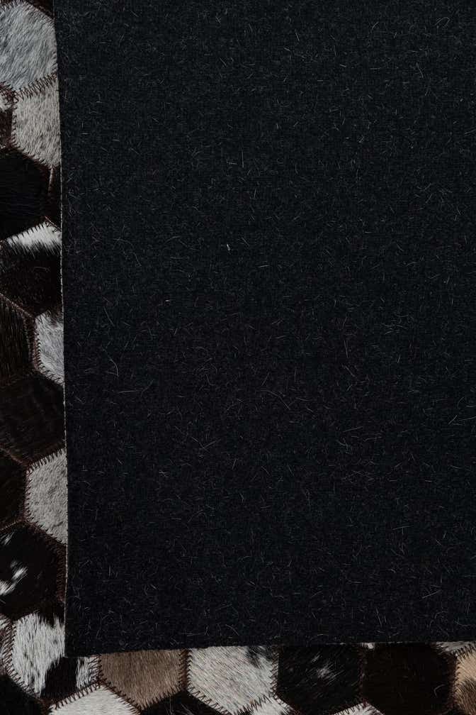 8' x 10' Cowhide Leather Rug