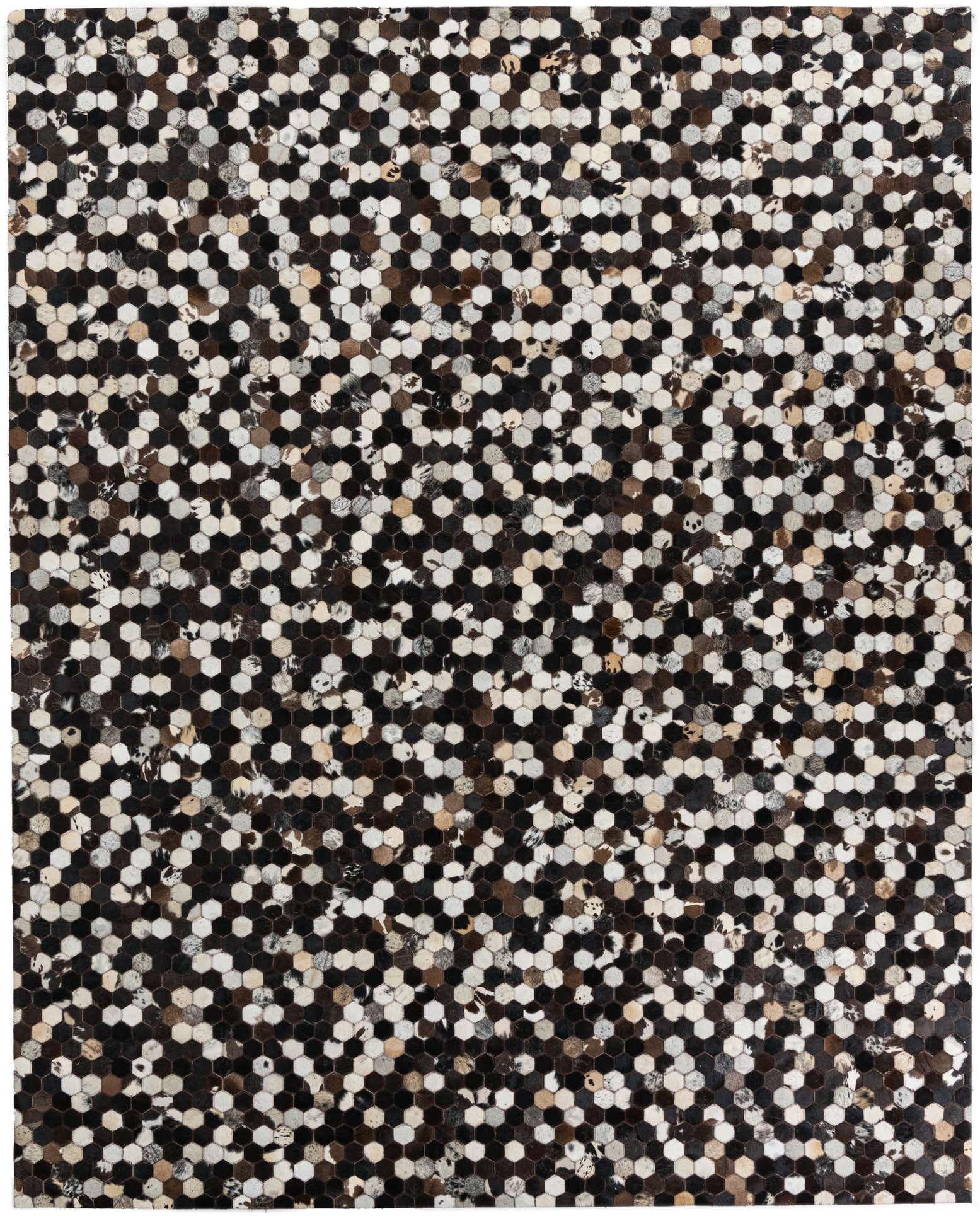 8' x 10' Cowhide Leather Rug