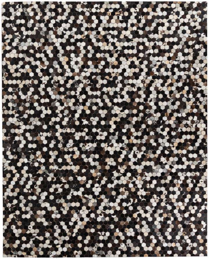 8' x 10' Cowhide Leather Rug