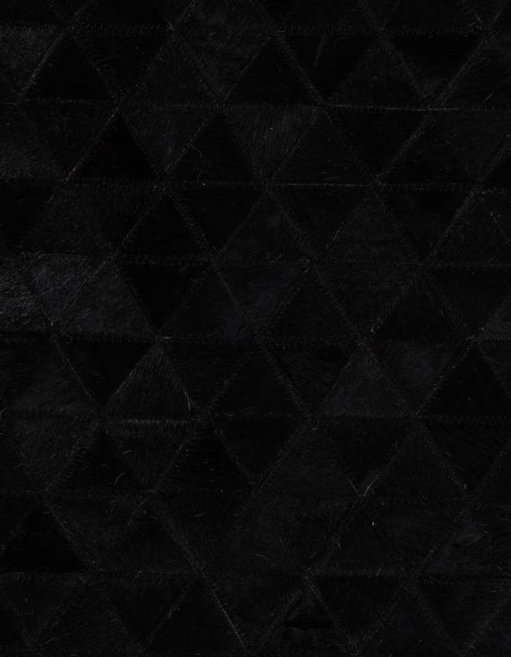 Detail image of 5' x 7' 10 Cowhide Leather Rug