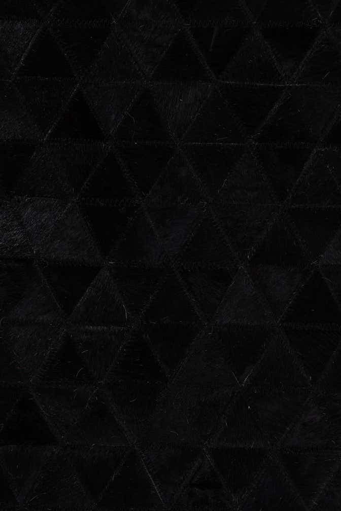 5' x 7' 10 Cowhide Leather Rug