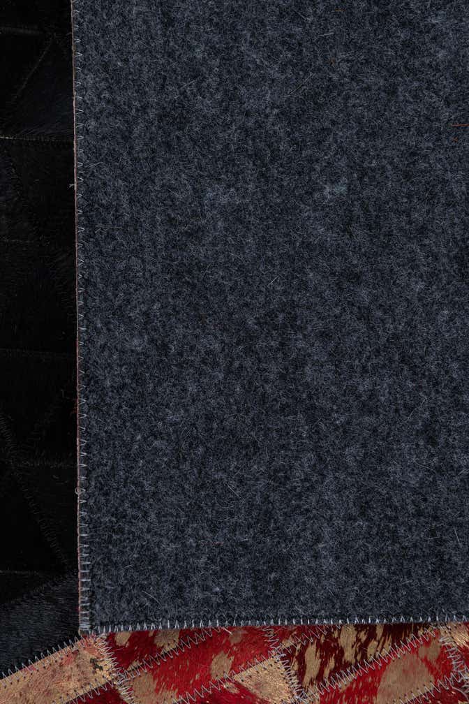 5' x 7' 10 Cowhide Leather Rug