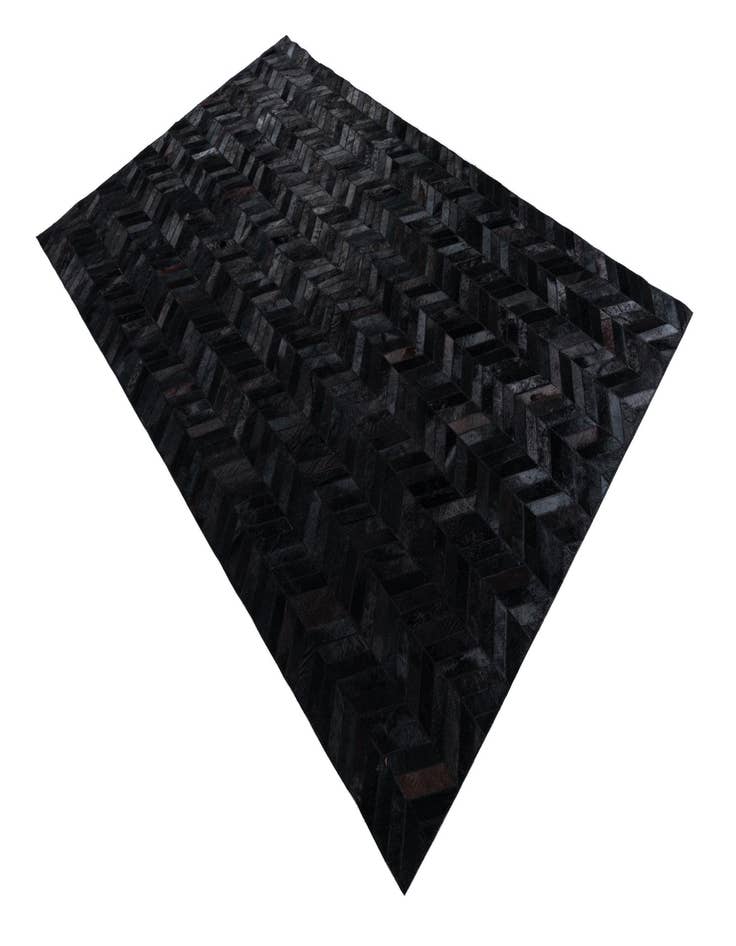 Detail image of 5' 1 x 8' 1 Cowhide Leather Rug