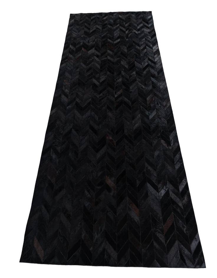 Detail image of 5' 1 x 8' 1 Cowhide Leather Rug