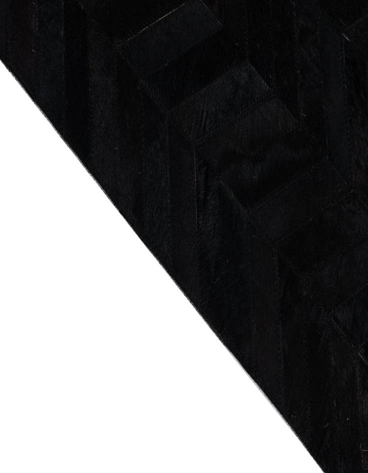 Detail image of 5' 1 x 8' 1 Cowhide Leather Rug