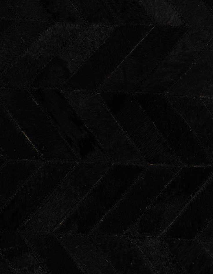 Detail image of 5' 1 x 8' 1 Cowhide Leather Rug