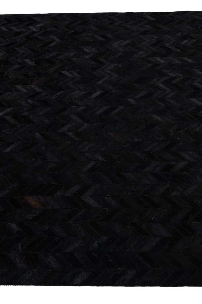 5' 2 x 8' Cowhide Leather Rug