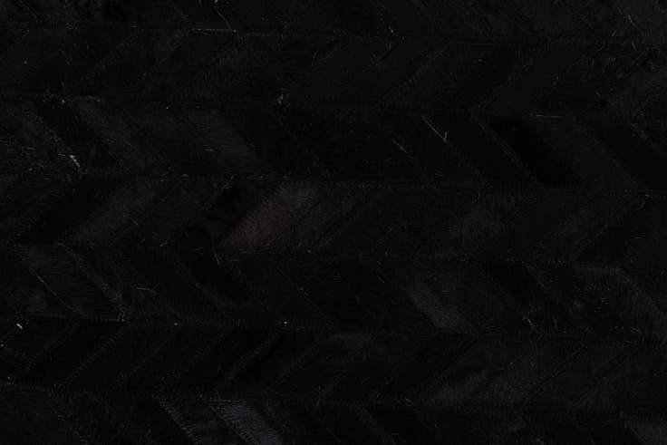 Detail image of 5' 2 x 8' Cowhide Leather Rug