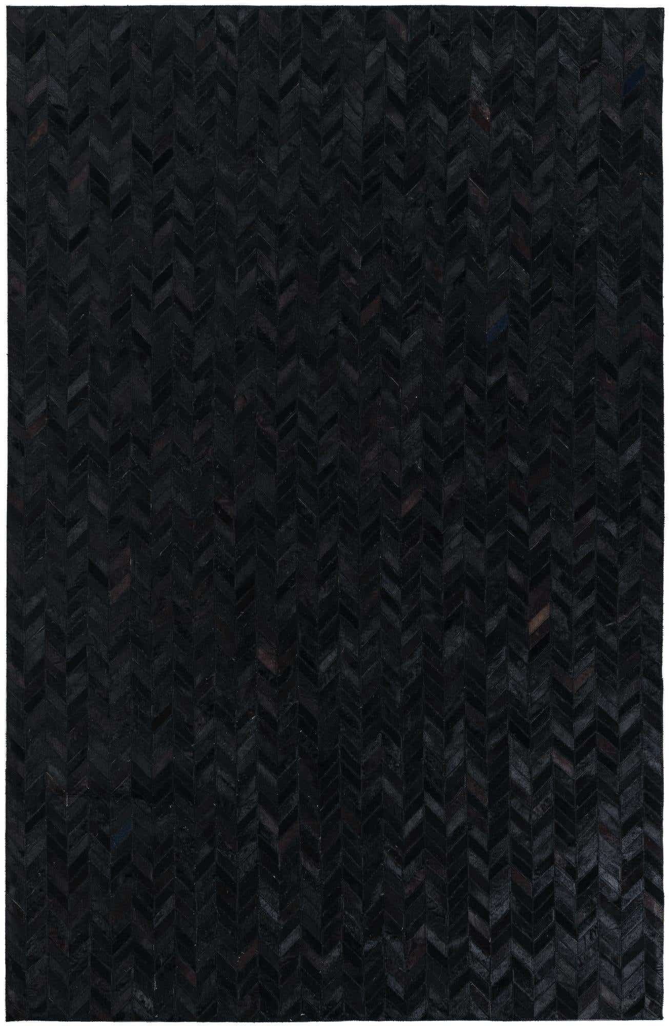 5' 2 x 8' Cowhide Leather Rug