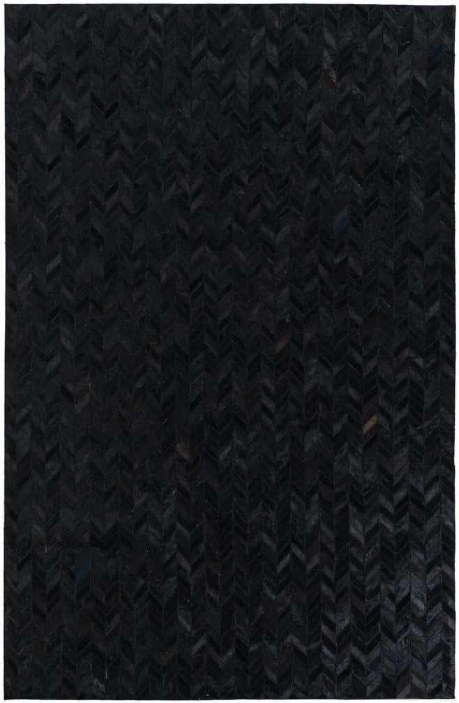 5' 2 x 8' Cowhide Leather Rug