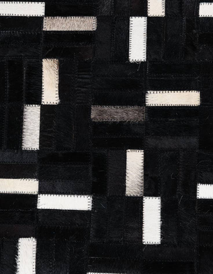 Detail image of 8' x 10' Cowhide Leather Rug